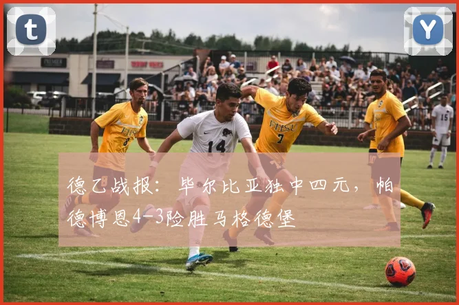 德乙战报：毕尔比亚独中四元，帕德博恩4-3险胜马格德堡