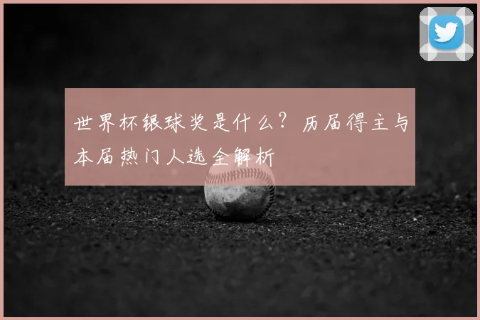 世界杯银球奖是什么?历届得主与本届热门人选全解析
